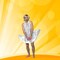 Miss Manroe Funny White Dress Costume for Men Halloween Party Outfit
